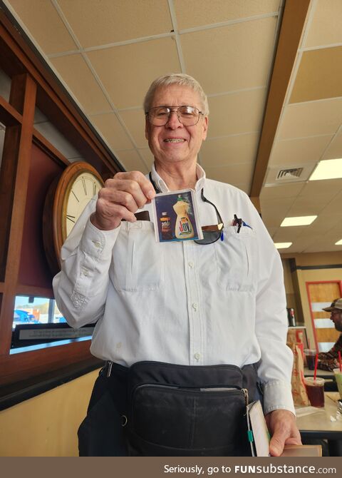 Met Wayne on a road trip, he has been carrying a picture of his pride and joy for 50 years