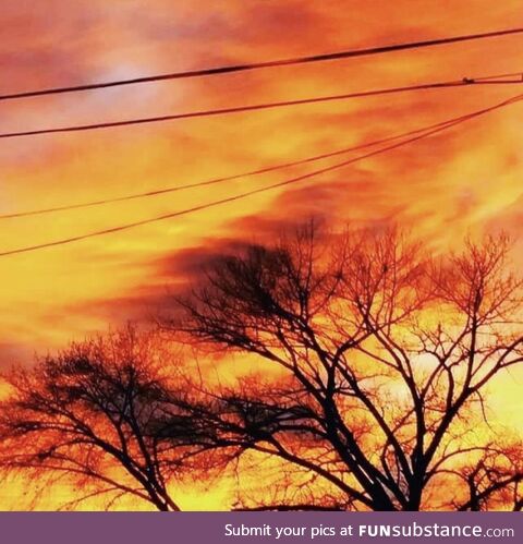 New Mexico sunset. [OC]