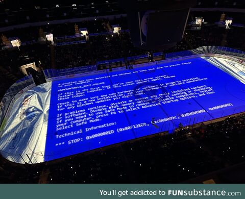 Hockey arena bsod