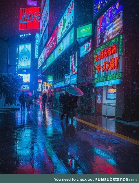 Cyber Snowstorm in Sapporo, Japan