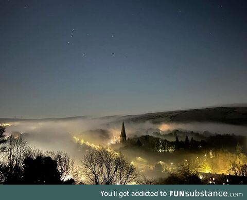 Christmas has come to the UK, Lancashire