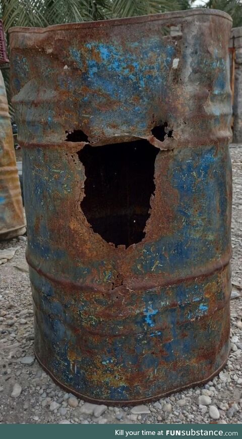 A laughing barrel!