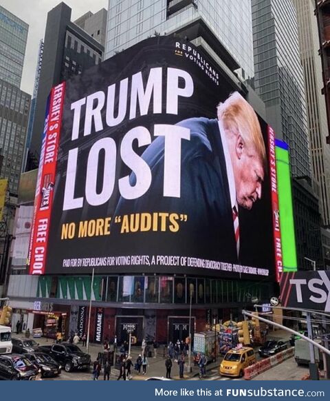 Billboard in Times Square