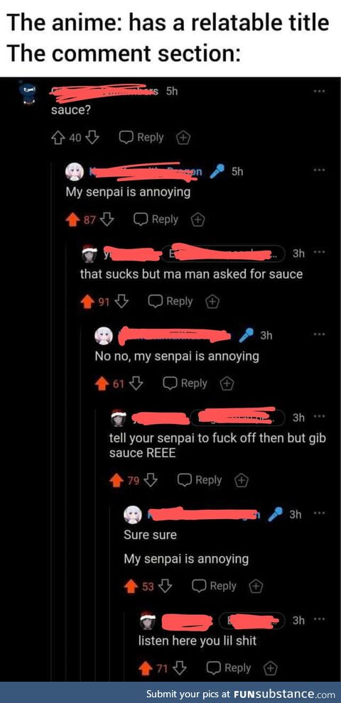 Annoying senpai