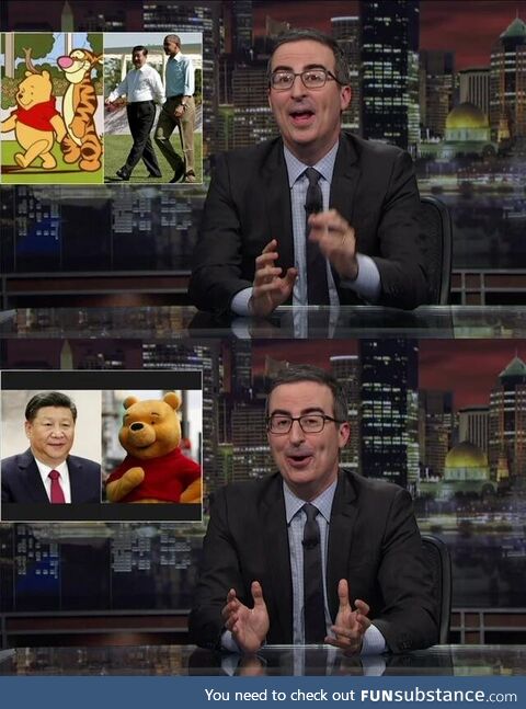 John Oliver and the president of China