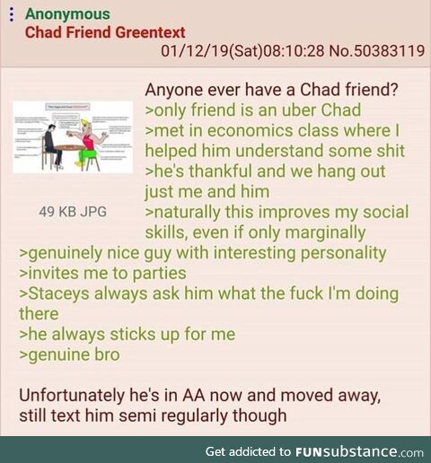 Chad is a Bro