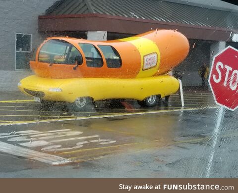 Saw the wienermobile today. [OC]