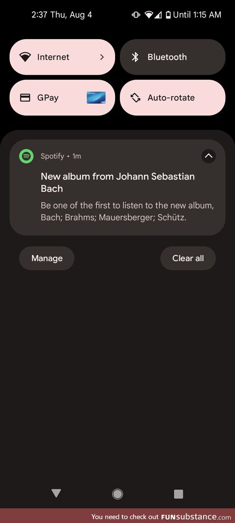 Finally Bach is dropping a new banger