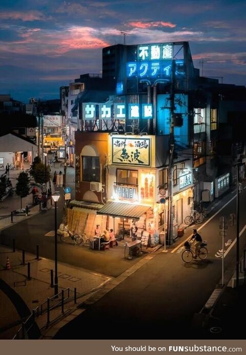 Suburban Tokyo seafood restaurant