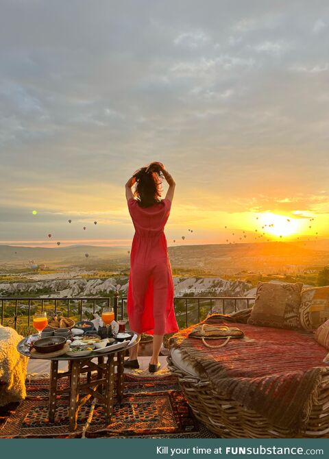 Sunset at Cappadocia, Turkey