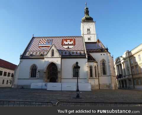 St. Mark's Church in Zagreb, Croatia