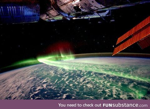 The Southern Lights - As seen from the International Space Station