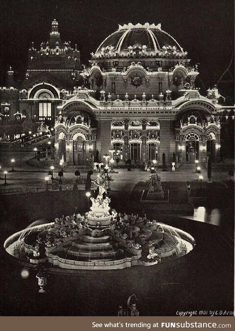 The Temple of Music in Buffalo, New York - demolished in 1901