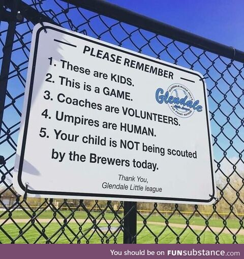 Ballpark rules