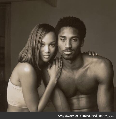 Tyra Banks with Kobe Bryant, 1999