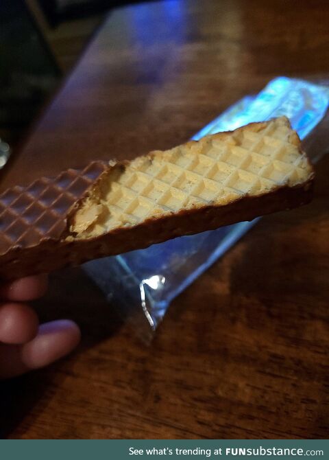 Can we agree that layer by layer is the correct way to eat a nutty bar