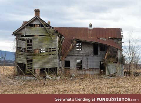 Woodstock, VA. One can only imagine the work this family put into the fields here many