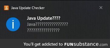 javaUpdate