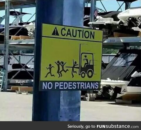 No pedestrian