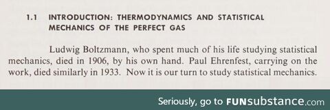 The first paragraph of a physics textbook in 1975