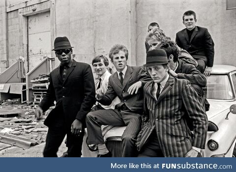 Cast of Quadrophenia, 1979. It's a great movie to watch