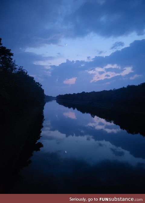 Canal last evening