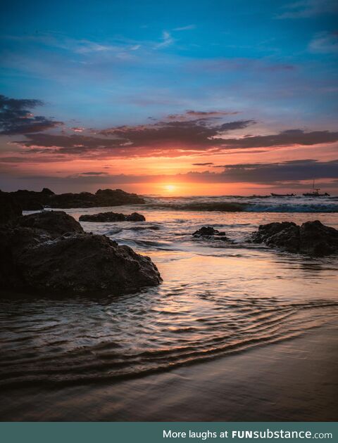 A beautiful sunset in Tamarindo, Costa Rica