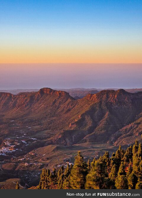 Sunrise in the mountains