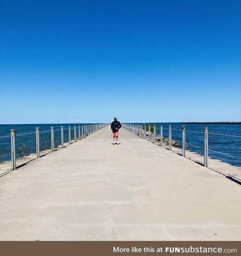 Taking a long walk off a short pier (Lake Ontario)