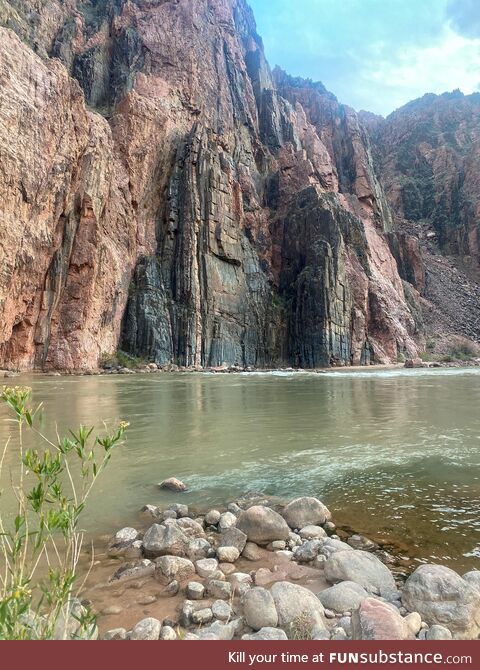 The bottom of the Grand Canyon