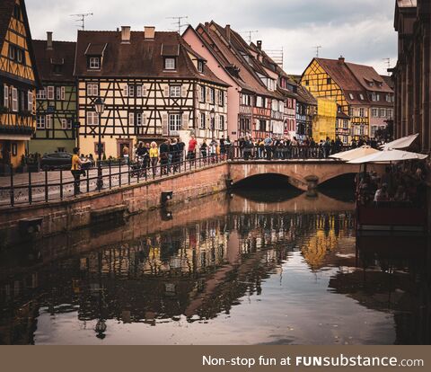 The Beautiful architecture of Colmar in France