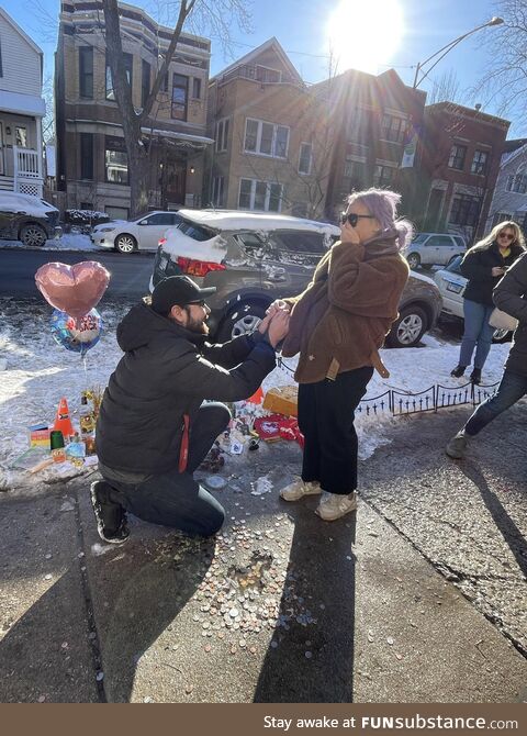 Proposal at the Chicago rat hole