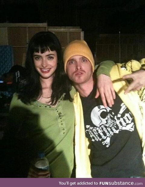 Jesse Pinkman with his woman