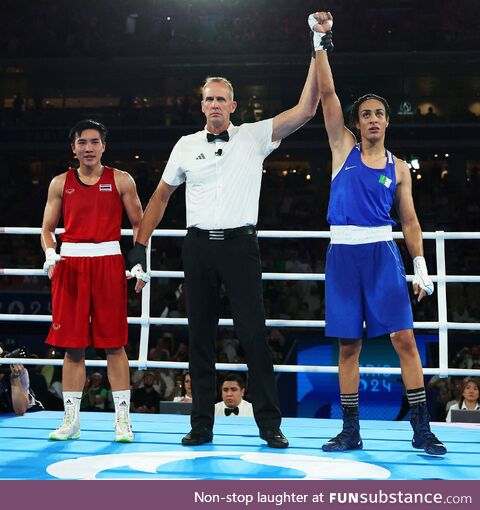 Imane khalif advances to gold medal boxing match