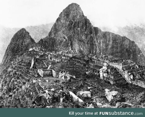 The first photograph of Machu Picchu, 1911