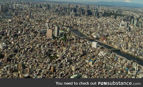 Tokyo is impressively massive