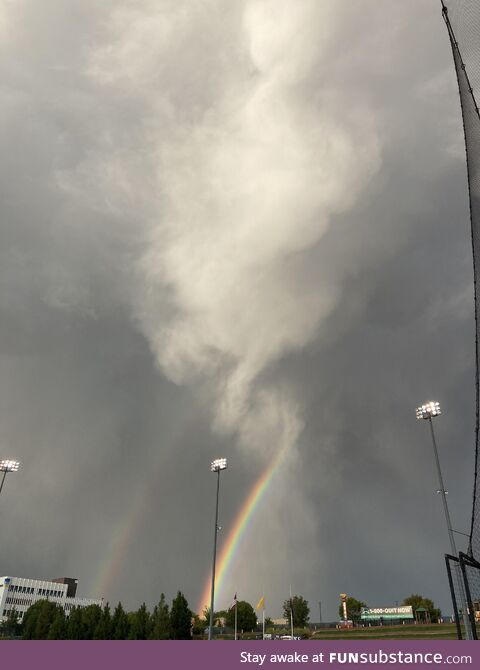 Rainbow in the storm (Albuquerque, NM)