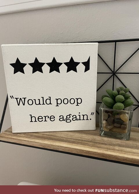 (OC) Saw this in a friend’s bathroom