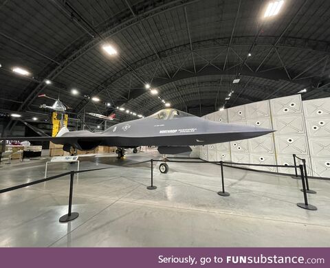 Here’s the other of the 2 yf-23’s. Took this at the museum of the airforce in Dayton