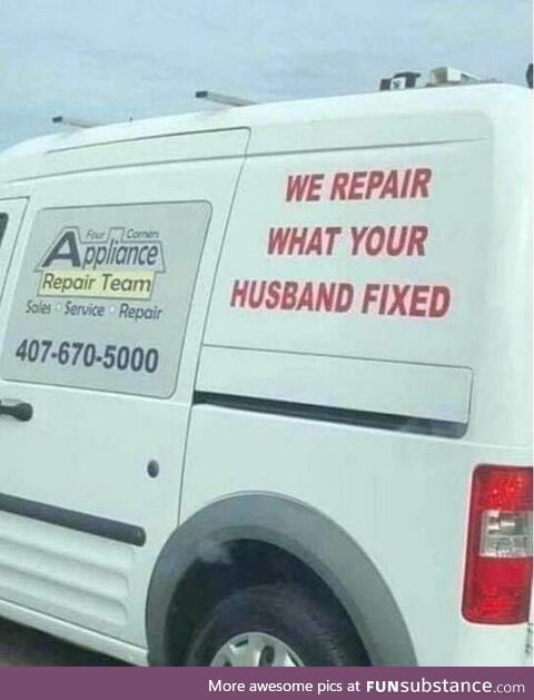 Perfect slogan for appliance repair