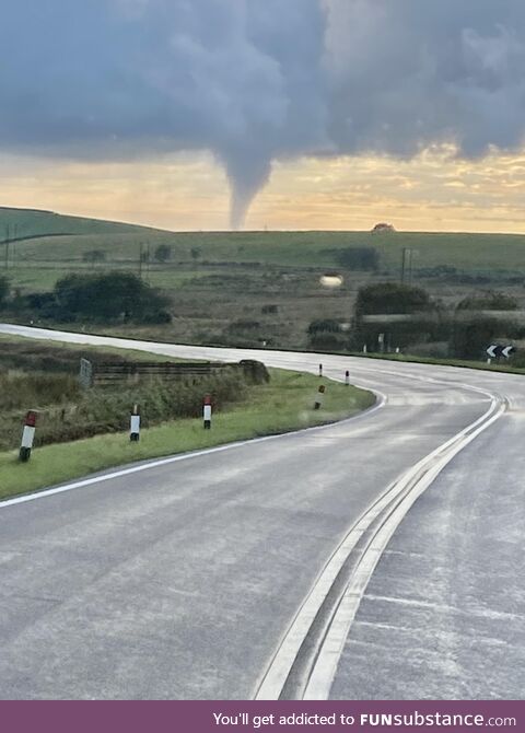 Seen a Tornado in Scotland, a very rare sight