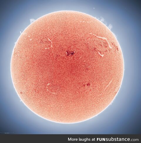 Stunning super detailed photo of our sun