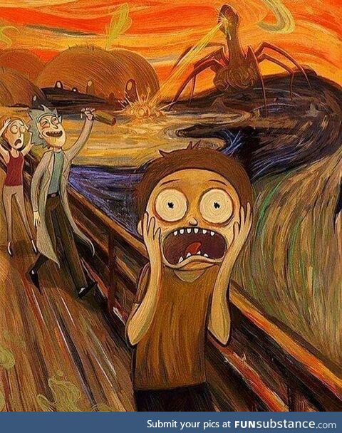 Rick and Morty art