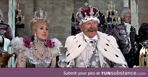 Exclusive picture of Charles and Camilla during their crowning banquet