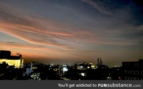 Late evening Bengaluru sunsets