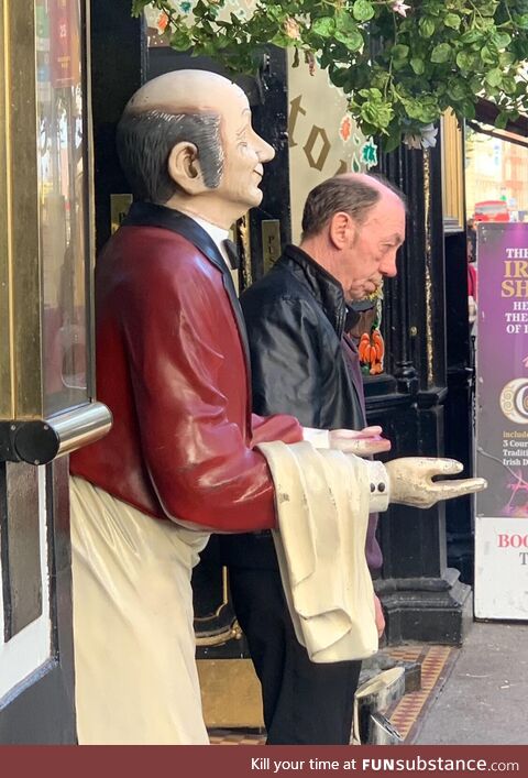 When life (kinda) imitates art...         Dublin city centre