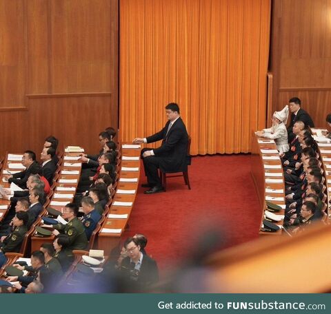 Former NBA player Yao Ming attending the annual session of the National People’s