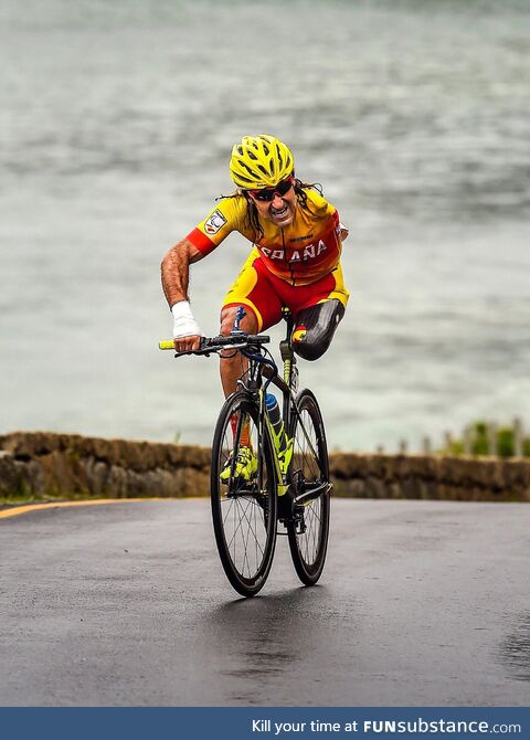 2016 Paralympian Juan José Méndez Fernández photo by Diarmuid Greene