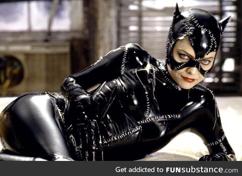 Michelle Pfeiffer as Catwoman in Batman Returns, 1992