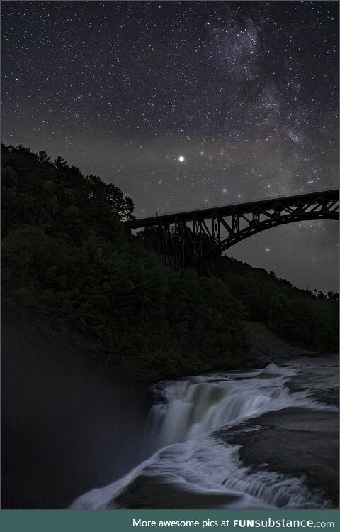 Letchworth State Park at Night